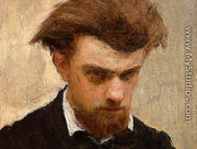 Self-Portrait [detail: 2] - Ignace Henri Jean Fantin-Latour