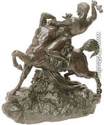 Thesee combatant le centaure Bienor (2e reduction) [detail #1] (Theseus slaying the Centaur Bienor (2nd reduction)) - Antoine-louis Barye