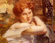 Le Femme Aux Cheveux Roux (The Woman with the Russet-red Hair) - Paul Albert Besnard