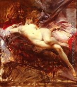 Reclining Nude III - Giovanni Boldini