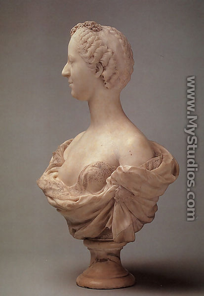 Buste de la marquise de Pompadour (Bust of Madame de Pompadour) - Jean-Baptiste Pigalle