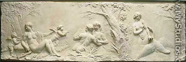 Nymphs Bathing with Leda and the Swan - Clodion