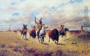 Indian Buffalo Hunt - Charles Craig