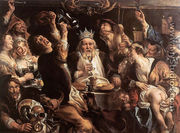 The King Drinks I - Jacob Jordaens