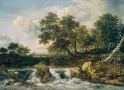 Landscape with Waterfall - Jacob Van Ruisdael
