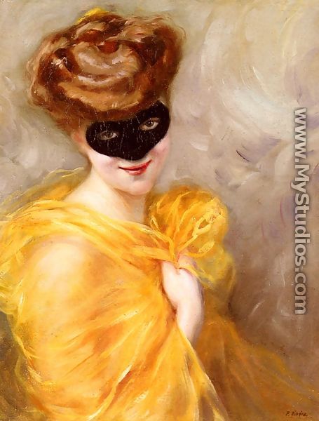 Lady At A Masked Ball - Pierra Ribera