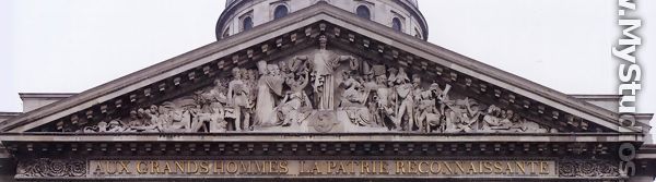 Pediment relief of the Pantheon - Pierre-Jean David d
