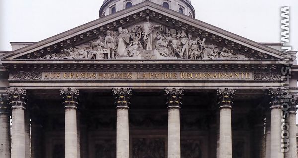 Pediment relief of the Pantheon I - Pierre-Jean David d