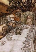 Alice in Wonderland: A Mad Tea Party - Arthur Rackham