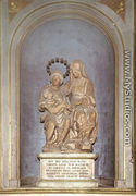 Madonna and Child with St Anne - Andrea Sansovino