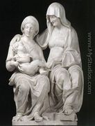 Madonna and Child with St Anne I - Andrea Sansovino