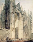 The West Front of Peterborough Cathedral - Thomas Girtin