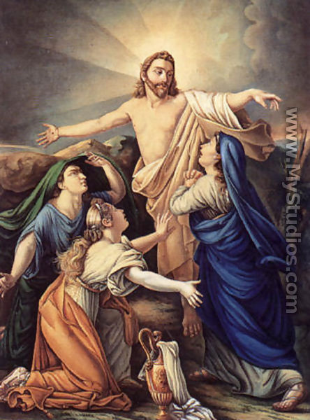 Le Christ et les trois Maries - Alexandre Charles Guillemot