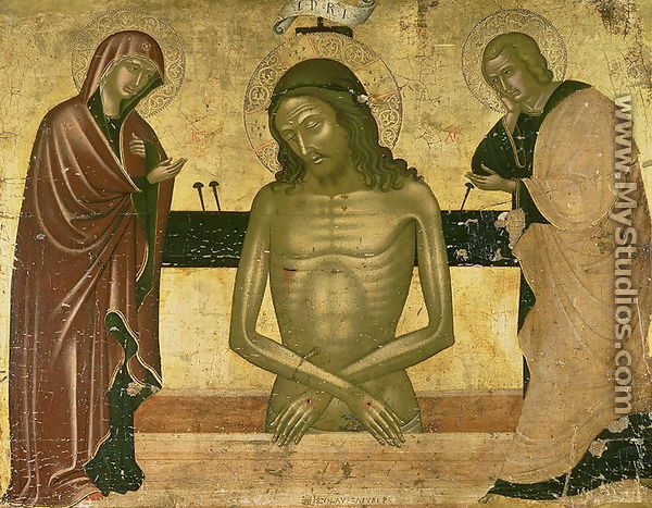Christ Crucified with Mary and Joseph - Nicola Zafuri