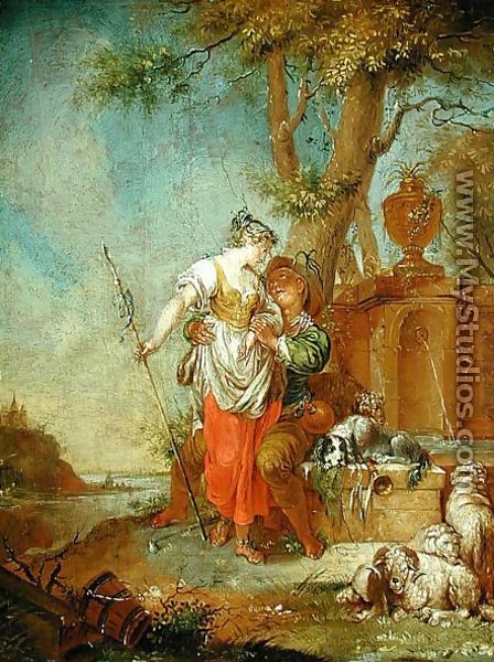 Shepherd and Shepherdess - Januarius Zick