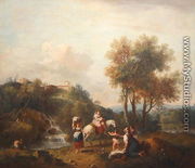 Landscape with a Lady on a Horse, c.1740-50 - Francesco Zuccarelli