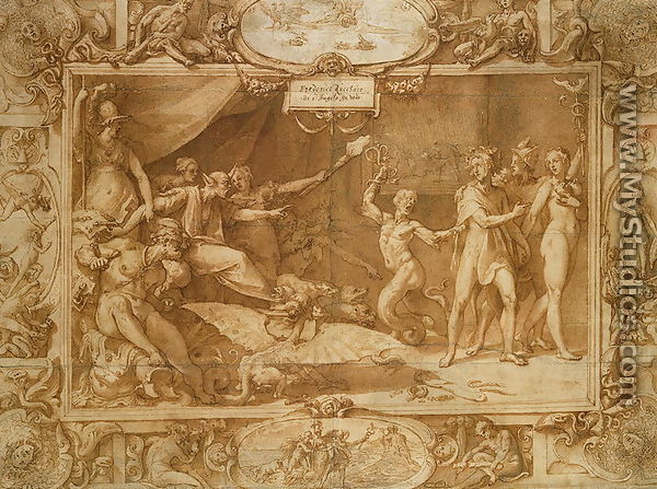 The Calumny of Apelles, 1572 - Federico Zuccaro