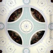 Detail of ceiling painting - Antonio Zucchi