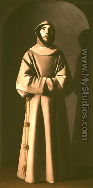 Saint Francis (c.1181-1226) c.1640-45 - Francisco De Zurbaran