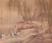 Figures from an album of Figures, Landscape and Architecture, 1740 - Yuan Yao