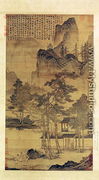 Scenes of Hermits Long Days in the Quiet Mountains - Tang Yin