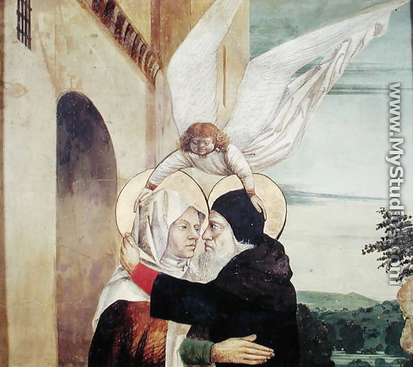 The Meeting of St. Anne and St. Joachim at the Golden Gate, c.1499 - Nicolas d