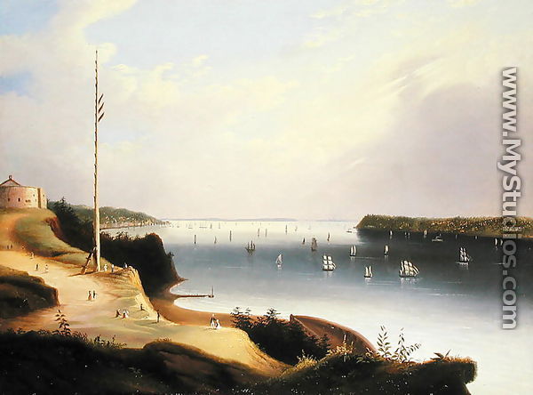 New York Harbour, c.1835 - Daniel Wadsworth