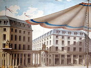 Design for decorating the Place de lOdeon for a revolutionary fete, 1790 - Charles de Wailly