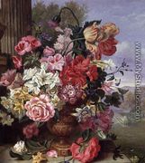 Still life of flowers - William John Wainwright
