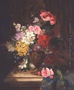 A Still Life of Flowers - William John Wainwright