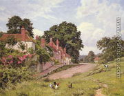 The Terrace at Fittleworth, Sussex, 1918 - Edward Wilkins Waite