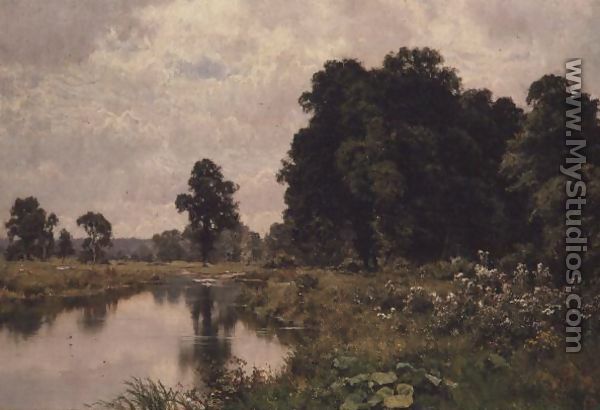 In The Summer Meadows, Woolhampton - Edward Wilkins Waite