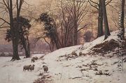 A Winters Afternoon, scene near Wotton, Surrey, 1891 - Edward Wilkins Waite