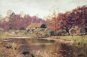 An Autumn Day at the Farm, 1919 - Edward Wilkins Waite