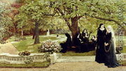 The Convent Garden, 1878 - Francis S. Walker