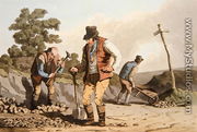 Stone Breakers, from Costume of Yorkshire engraved by Robert Havell (1769-1832) 1814 - (after) Walker, George