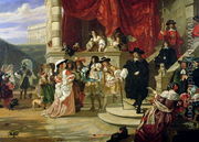 The Fall of Edward Hyde (1609-74), 1st Earl of Clarendon, 1861 - Edward Matthew Ward
