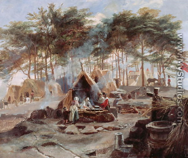Chobham Camp, 1853 - Edward Matthew Ward