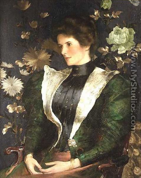 Portrait of Lady Sutherland - Edwin Arthur Ward