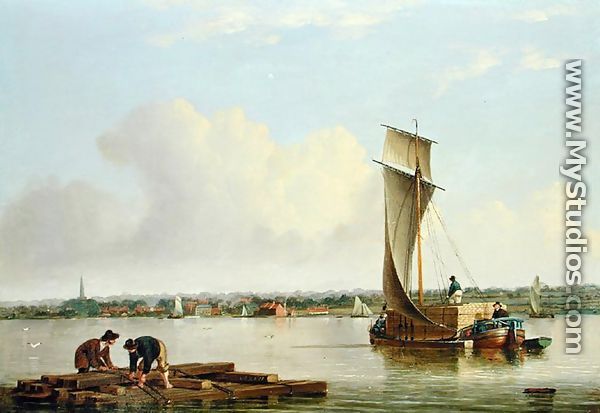 A Keel on the Humber, late 1820s - John Ward