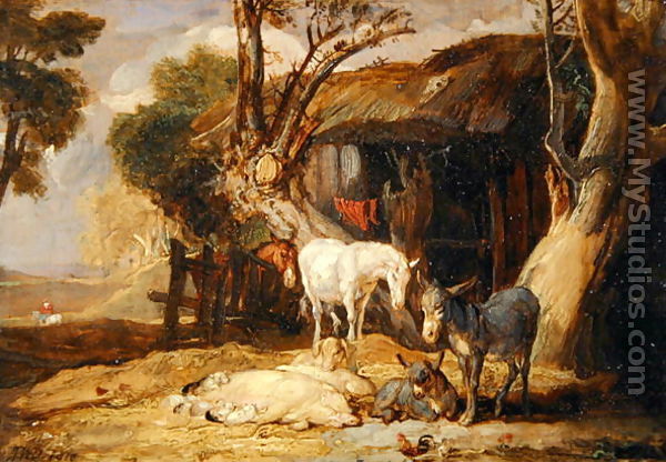 The Straw Yard, 1810 - James Ward