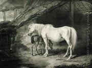 Primrose and Foal, from Celebrated Horses, a set of fourteen racing prints published by the artist, 1823-24 - James Ward