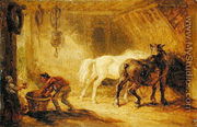 Interior of a Stable, c.1830-40 - James Ward
