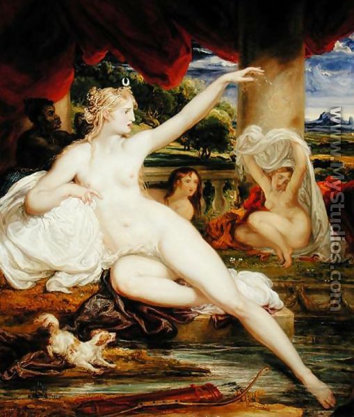 Diana at the Bath, 1830 - James Ward