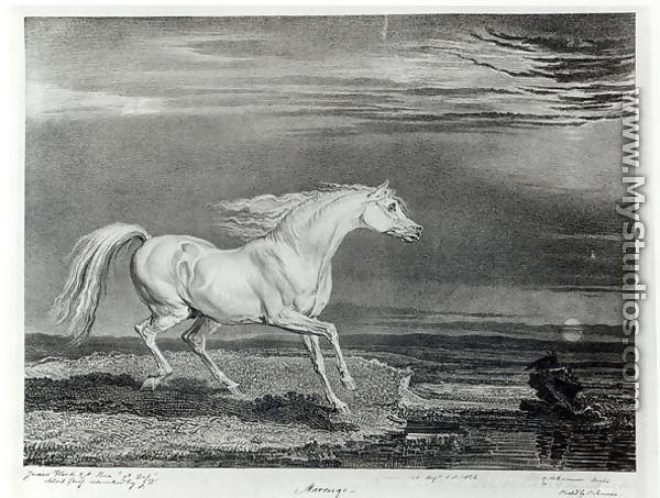 Marengo, engraved by the artist, pub. by R. Ackermann, 1824 - James Ward