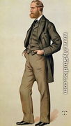Portrait of Charles Stewart Parnell (1846-91) illustration from Vanity Fair, pub. Sept. 11, 1880 - Leslie Mathew Ward