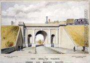 The New England Viaduct on the London & Brighton Railway, 1857 - O. Warne