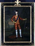 Harlequin Portrait of Bonnie Prince Charlie, c.1745 - James Wasdail (or Worsdale)