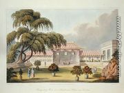 Banqueting Room at a Mandarins House near Canton, from 'Journal of a voyage, in 1811 and 1812 to Madras and China, engraved by J. Clark, published 1814 - (after) Wathen, James