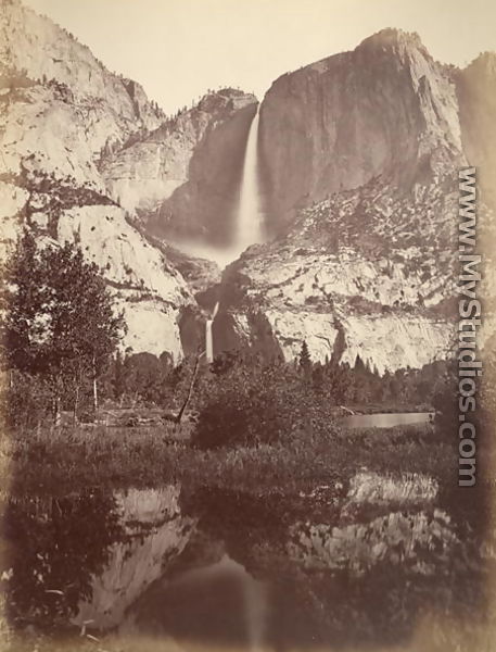 Yosemite Falls, USA, 1861-75 - Carleton Emmons Watkins